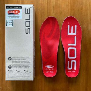 SOLE Active Medium with Met Pad insoles W9/M7
